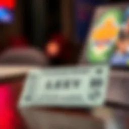 An illustration of a lottery ticket representing financial security.