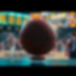 Visual representation of basketball odds analysis