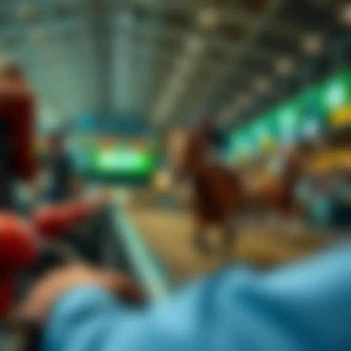 Fluctuations in betting probabilities