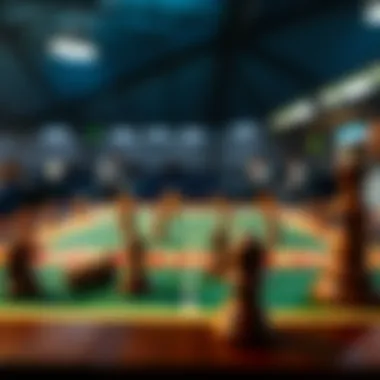 Strategic Approaches to Betting A strategic game board highlighting tactical decisions in betting.