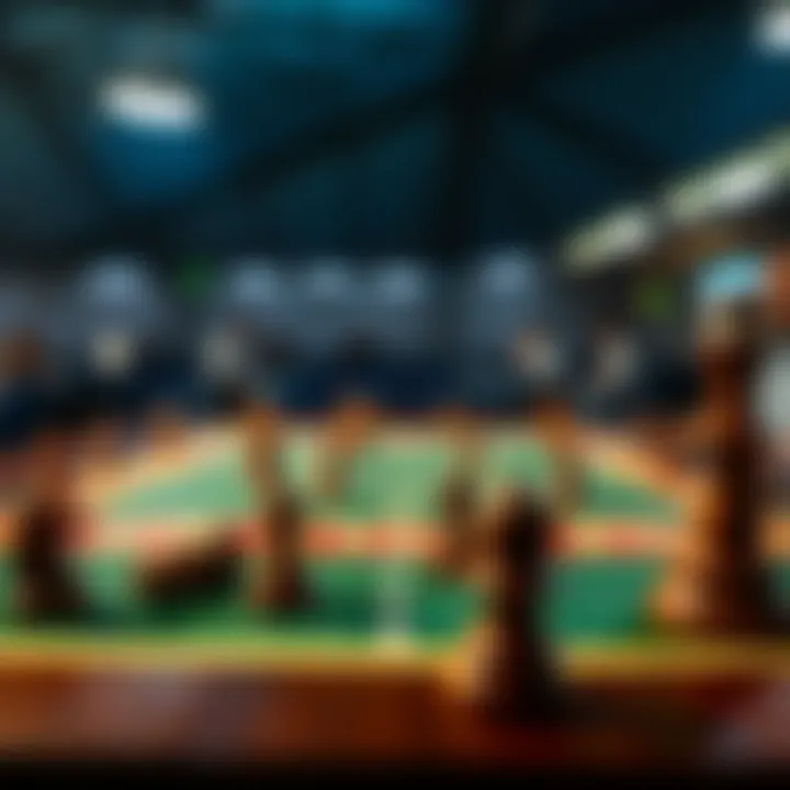 Strategic Approaches to Betting A strategic game board highlighting tactical decisions in betting.