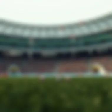 Diagram of football field with player positions