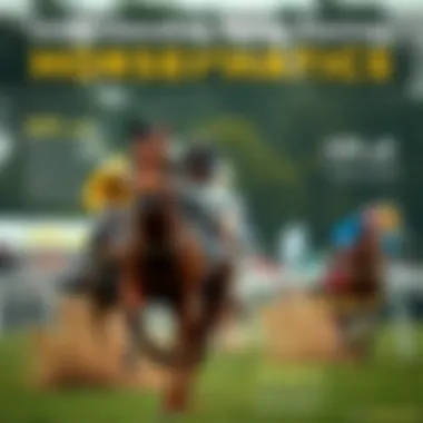 Understanding Horse Racing Basics A detailed infographic illustrating horse racing concepts