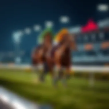 Economic Insights into Horse Racing Economic graph illustrating horse racing industry growth