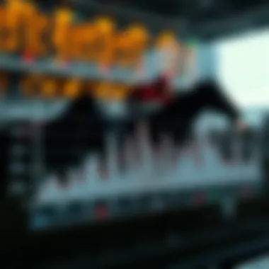 Graph showcasing the trends in horse racing data