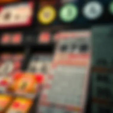 Japanese Lottery Ticket Display A captivating view of a lottery ticket featuring Japanese symbols.