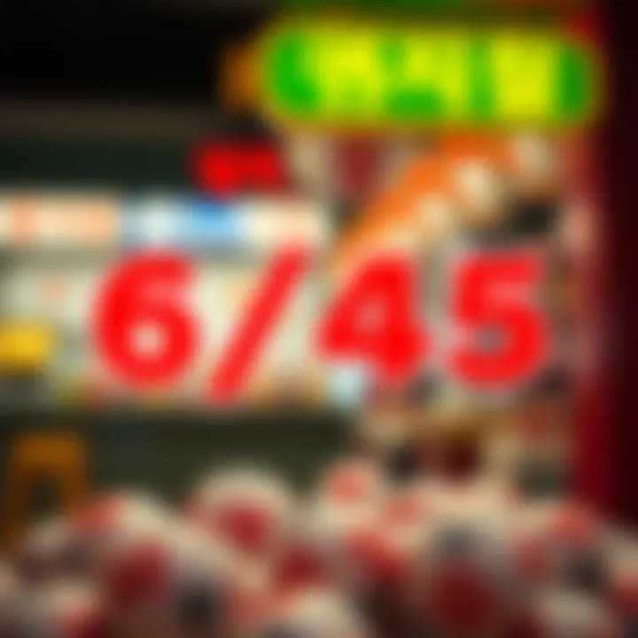 Understanding the Fundamentals of 6/45 Lottery A visual representation of the 6/45 lottery rules in South Korea