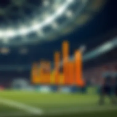 Visual representation of player performance metrics