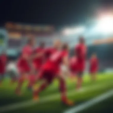 Statistical breakdown of team performances in the league