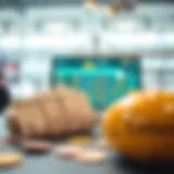 Exploring Lottery and Betting Platforms Illustration of lottery tickets and a digital betting platform