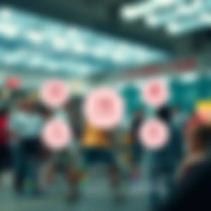 An infographic showcasing the distribution of lottery funds among various sectors