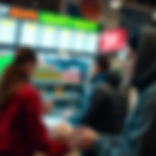 Analyzing lottery shop statistics