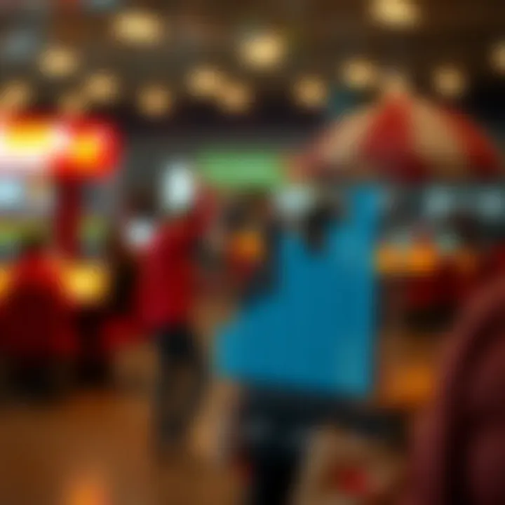 A chart illustrating the social impact of lottery winnings on communities