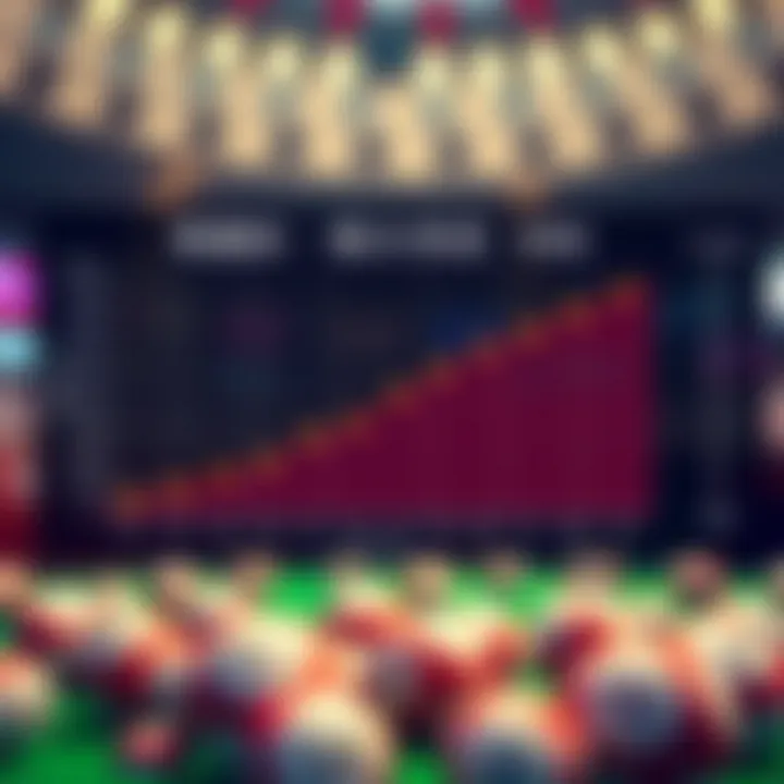 Graph illustrating betting strategies for Lotto 1050