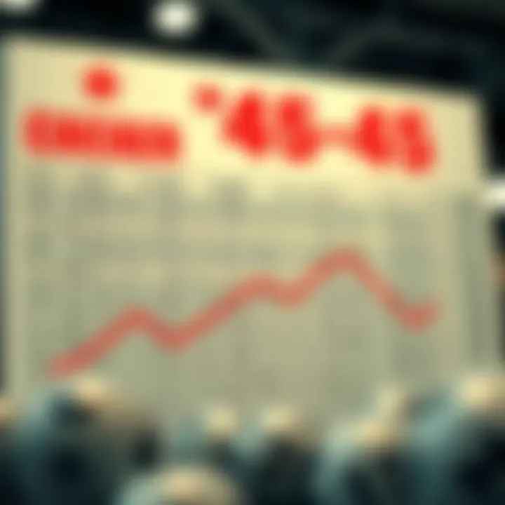 Graph illustrating historical lottery results