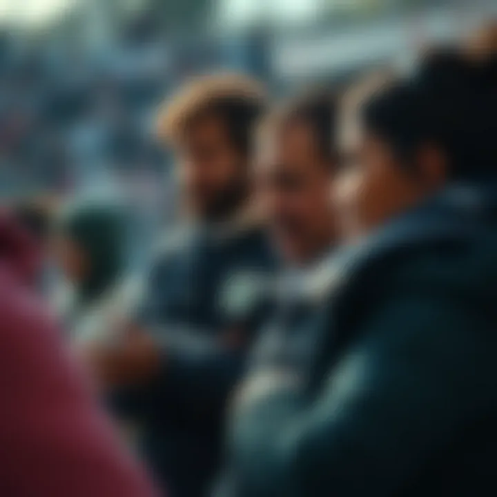 A community interaction reflecting social impact