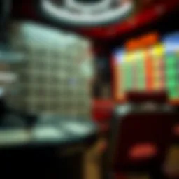 Visual representation of lottery number patterns