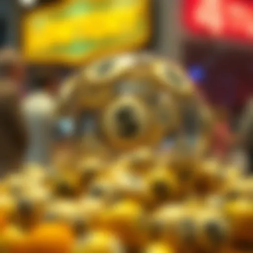 Visual representation of lottery mechanics