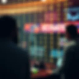 Conceptual representation of number tracking in lottery and sports betting.
