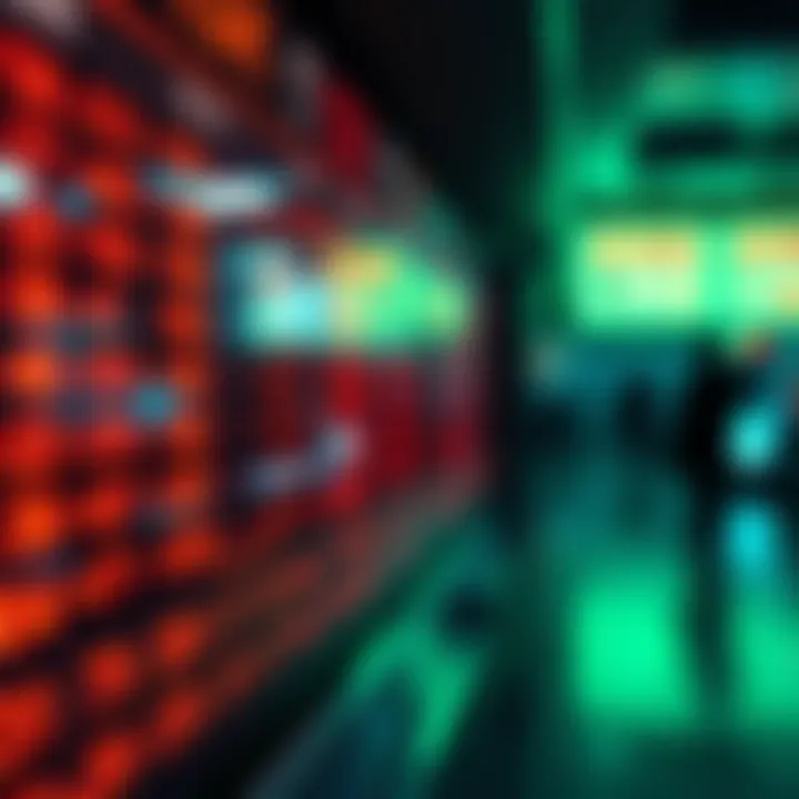 Visual representation of lottery number trends