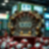 An intricate depiction of lottery mechanics and structure