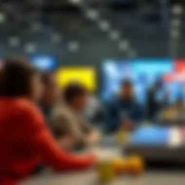 An engaging visual of community interactions and feedback in lottery betting.