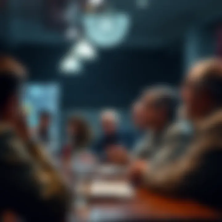 A vibrant community forum discussing lottery strategies