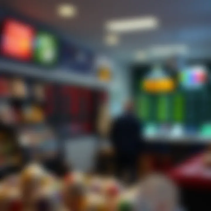 Visual representation of statistical data related to lotteries