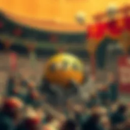 An intricate illustration showcasing the history of our Powerball