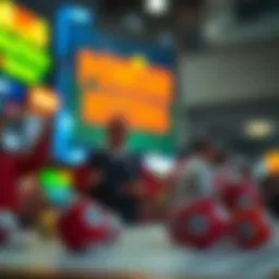 Conceptual visualization of Powerball betting