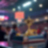 Conceptual illustration of prize distribution