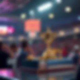 Conceptual illustration of prize distribution