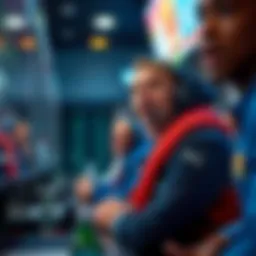 Exciting moment in a sports betting environment