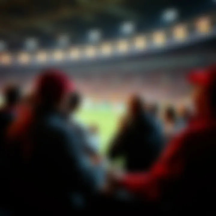 The Thrill of Sports Betting An engaging scene of sports betting with enthusiastic fans.