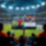 Live Sports Streaming Interface Live sports streaming interface showcasing a vibrant match