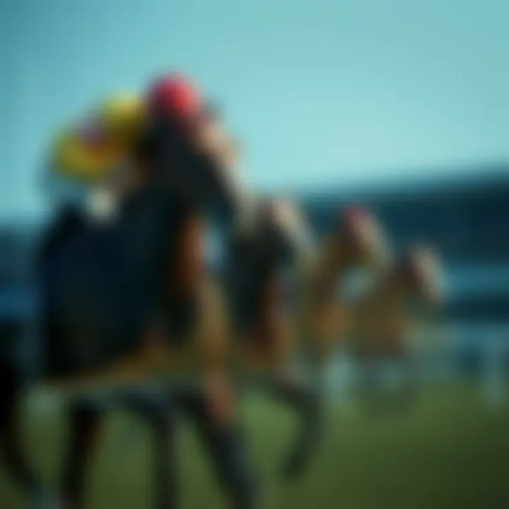 Graph depicting statistical trends in horse racing outcomes